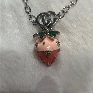 Strawberry Pendant Necklace